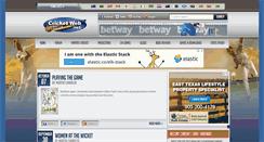Desktop Screenshot of cricketweb.net