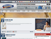 Tablet Screenshot of cricketweb.net